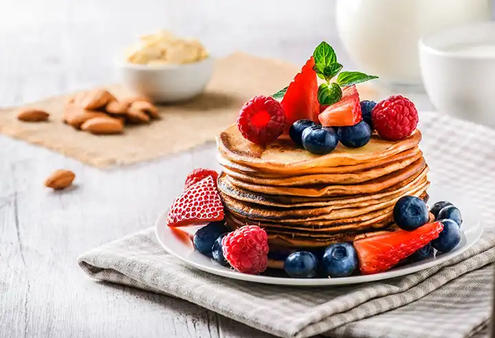 pannenkoeken met fruit